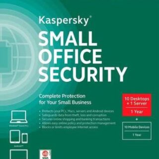 Kaspersky Small Office Security Standard Latest Version | 20 Devices, 20 Mobiles, 1 Server | 1 Year |